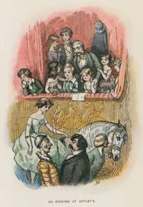 Illustration für Die Newcomes von Thackeray (Lithografie) von English School