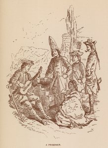 Illustration für Die Virginians von Thackeray (Lithografie) von English School