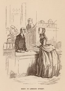 Illustration für Vanity Fair von Thackeray (Lithografie)