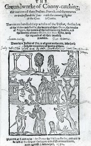 Illustration des Groundworke of Conny-catching, 1592 von English School