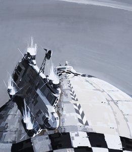 Illustration zur Geschichte von Arthur C. Clarke von English School