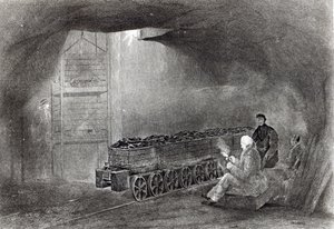 Im Kohlebergwerk, Illustration aus 