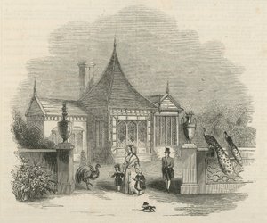 Im Gelände des Buckingham-Palasts