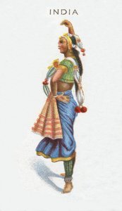 Indien, Zigarettenkarte, 1915