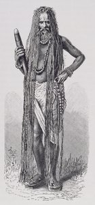 Indischer Fakir, aus Die Geschichte der Menschheit, Bd.III, von Prof. Friedrich Ratzel, 1898