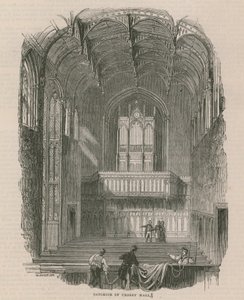 Innenansicht von Crosby Hall von English School