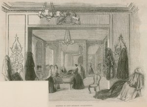 Innenraum von Jays Traueranstalt, Regent Street, London von English School