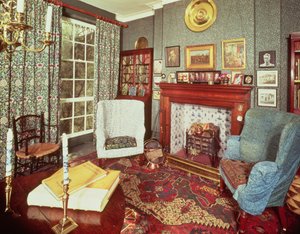 Innenansicht von Nr. 8 Hammersmith Terrace, erbaut um 1735