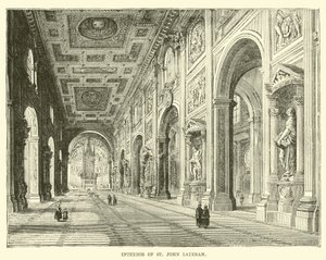 Innenraum von St. Johann im Lateran von English School