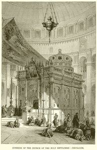Innenraum der Grabeskirche: Jerusalem
