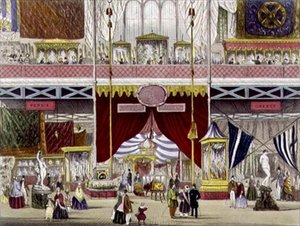 Innenansicht der Großen Ausstellung - Ägypten, Türkei und Griechenland, von Chevanne, veröffentlicht von Read & Co.