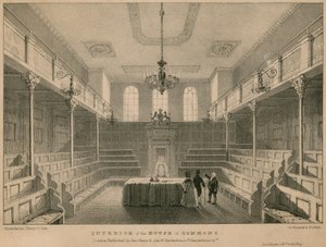 Innenansicht des House of Commons, Westminster, London