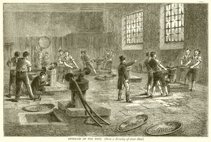 Innenansicht der Münze von English School