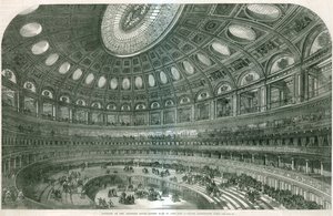 Innenansicht des vorgeschlagenen Royal Albert Hall von English School