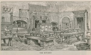 Innenansicht der Küche des Chelsea Hospital von English School