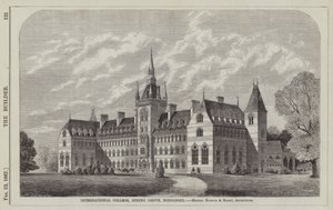 International College, Spring Grove, Middlesex, Messrs Norton und Masey, Architekten (Gravur) von English School