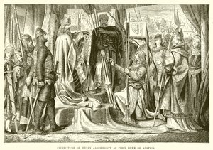 Investitur von Heinrich Jasomirgott als erster Herzog von Österreich