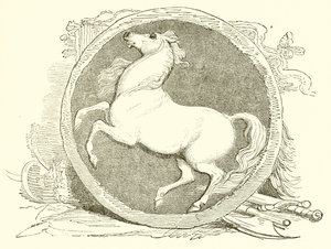 Invicta, das sächsische Emblem von Kent von English School