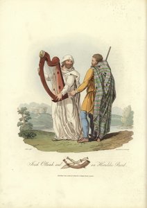 Irischer Ottamh und ein heraldischer Barde