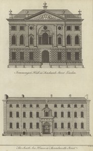 Ironmongers Hall, Fenchurch Street und das South Sea House, Threadneedle Street, London