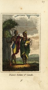 Irokesen-Indianer aus Kanada von English School