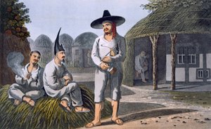 Inselbewohner der Sir James Halls Gruppe, 1820