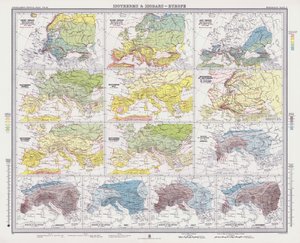 Isothermen und Isobaren, Europa