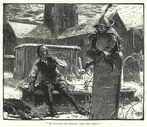 Es waren nicht die Echos, sagte der Kobold (Gravur) von English School