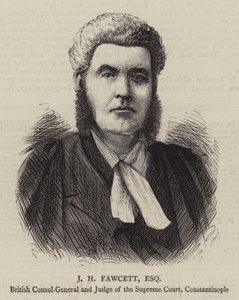 J. H. Fawcett, Esquire (Gravur) von English School