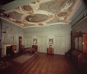 James Gibbs Wohnzimmer aus Henrietta Place, ca. 1728 von English School
