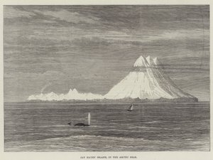 Jan Mayen Insel in der Arktis (Gravur) von English School