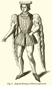 Jean de Montagu, getötet in Agincourt von English School
