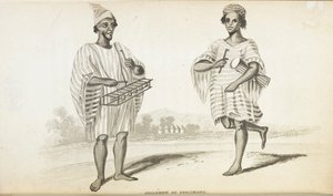 Jellemen von Soolimana. Musiker aus Westafrika, Illustration aus 