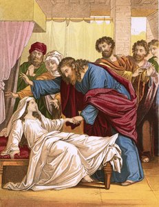Jesus erweckt die Tochter des Vorstehers