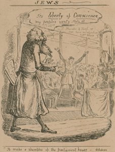 Juden; Karikatur von English School