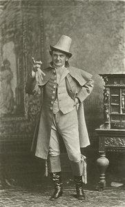 Joe Jefferson als Bob Acres (Gravur) von English School