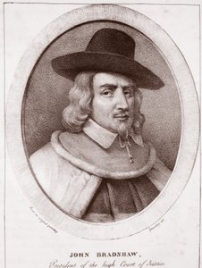 John Bradshaw, zugeschrieben Gravedon, graviert von de Langlume von English School