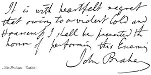 John Braham, Sänger von English School