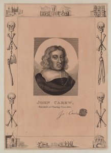 John Carew, hingerichtet am Charing Cross, 1660