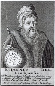 John Dee (1527-1608) ein Londoner (Stich)