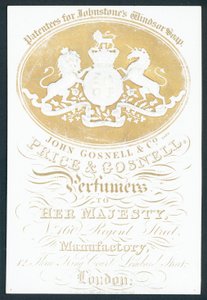John Gosnell & Co, ehemals Price & Gosnell, Visitenkarte von English School