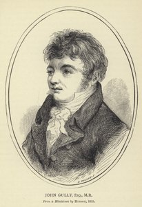 John Gully, Esquire, MR, nach einem Miniaturbild von Hudson, 1815 von English School