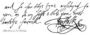 John Howard, D von Norfolk von English School