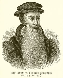 John Knox, der schottische Reformator (geb. 1505, gest. 1572) von English School