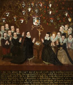 John und Mary Towneley und Familie, 1601
