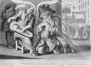 John of Gant in Love, oder Mars auf seinen Knien, 1749