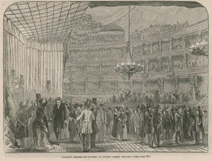 Julliens Promenadenkonzert im Covent Garden Theatre von English School