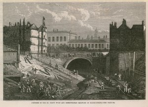 Kreuzung der St. Johns Wood und Metropolitan Railways