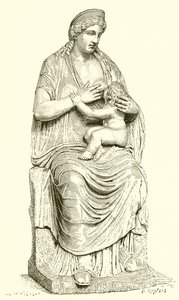 Juno stillt Herkules (Statue im Vatikan) von English School