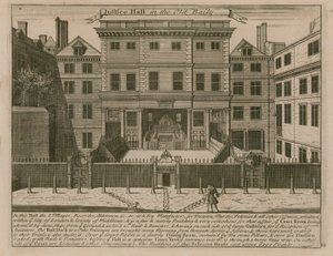 Justice Hall im Old Bailey von English School